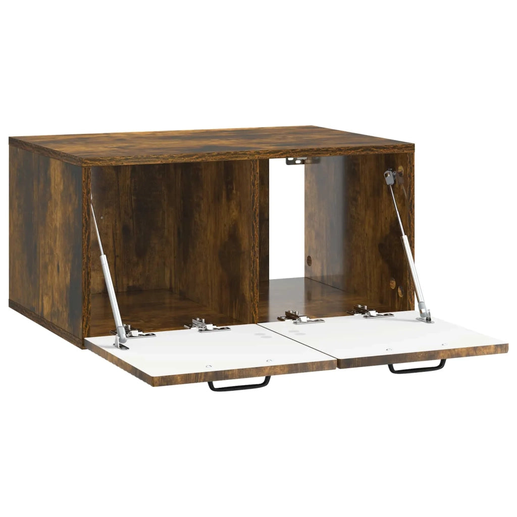 Mobile Porta TV da Muro Rovere Fumo 59,5 x 41 x 30 cm 898680