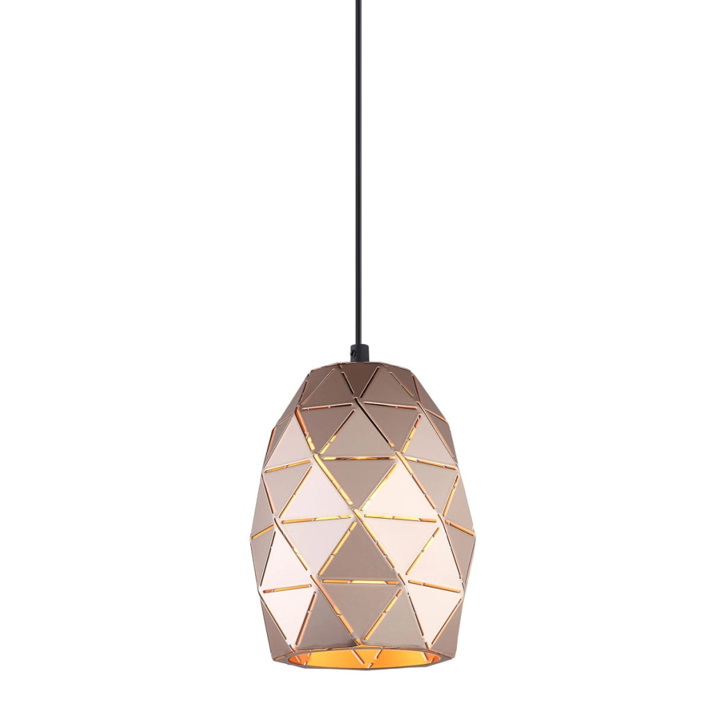 Lampada a sospensione Italux Harley oro E27 dimmerabile Ø15