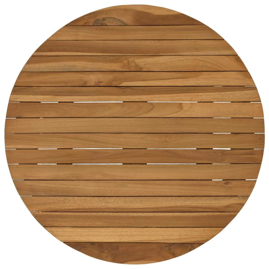 Piano del tavolo Ø 60 x 3,5 Rotondo Legno di teak solido 42033151