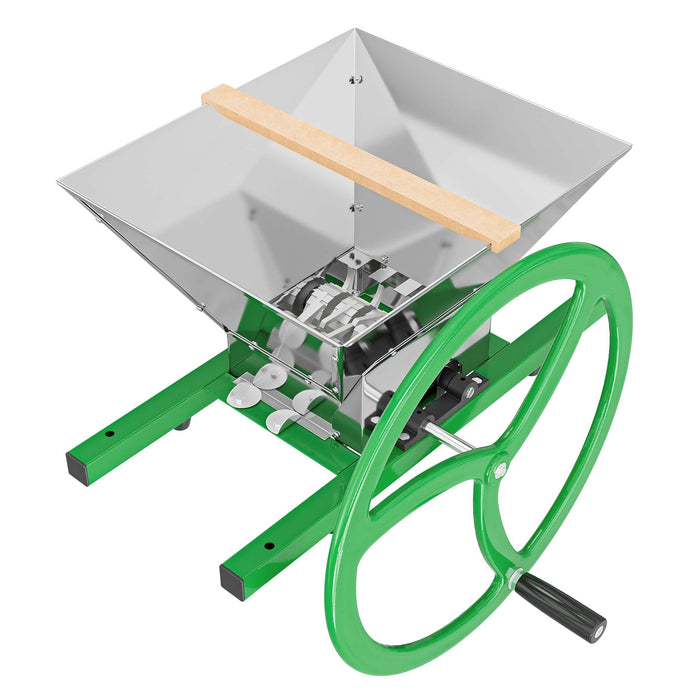 Mulino macina frutta manuale con tramoggia da 7 litri e manovella Trituratore