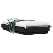 Giroletto con LED Nero 100x200 cm 839505