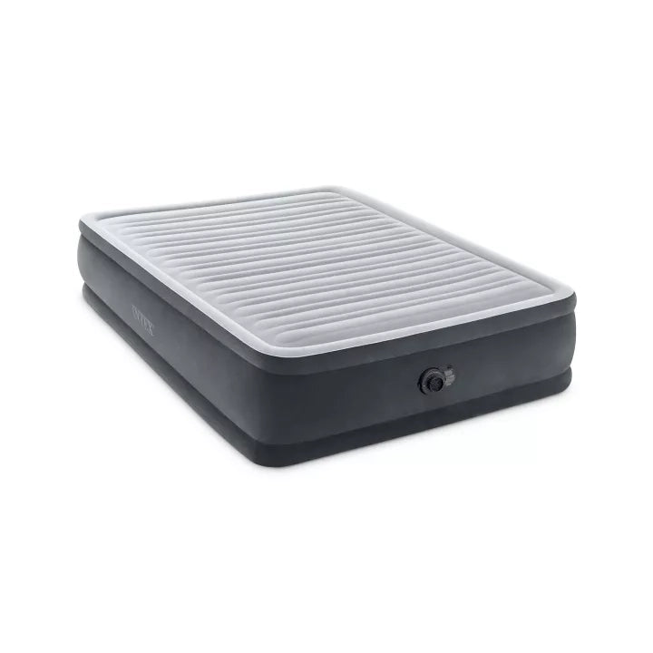 MATERASSO MATRIMONIALE AIRBED CASA 'COMFORT PLUSH' cm 152 x  203 x  46  - INTEX
