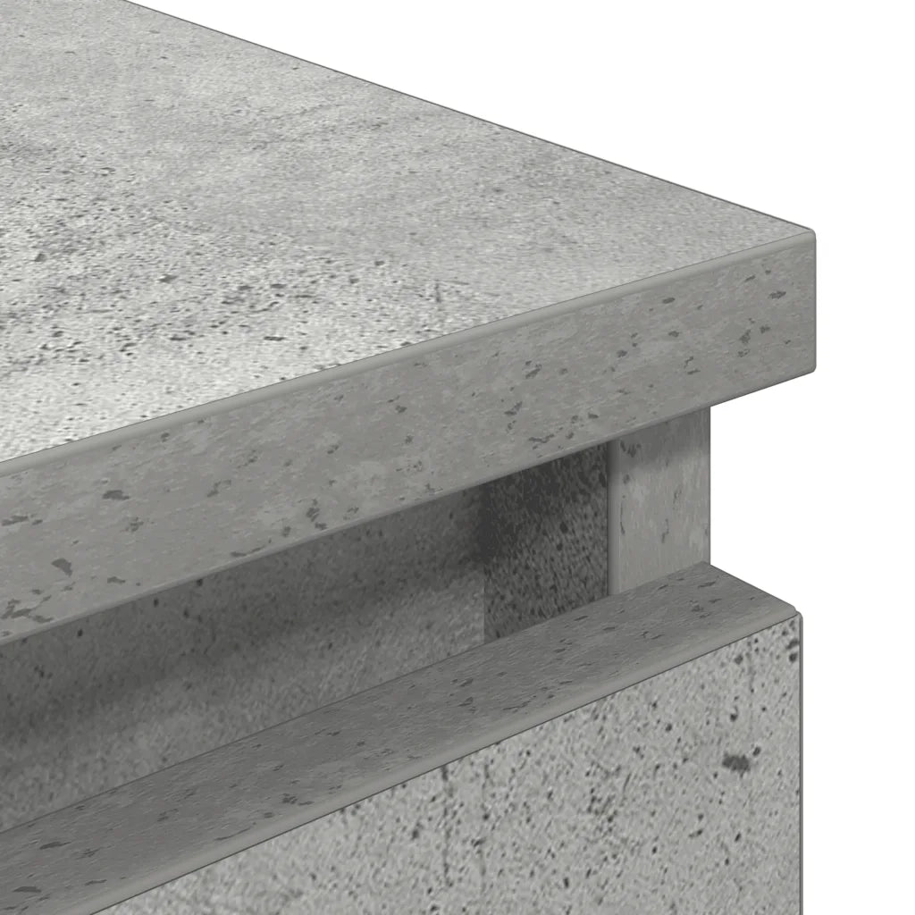 Mobile Porta TV Grigio Cemento 100x35x54 cm Legno Multistrato