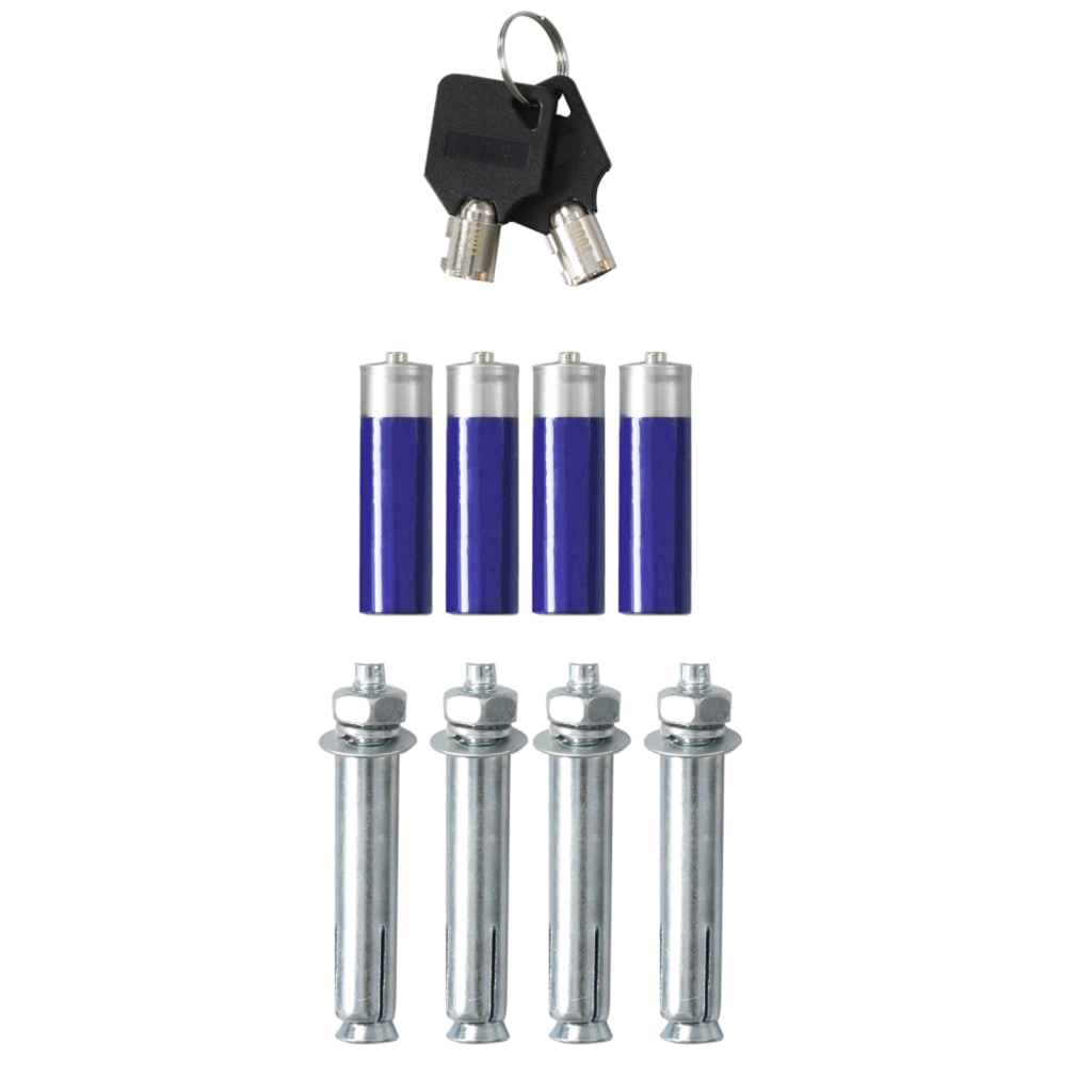 Cassaforte Elettronica Digitale con Blocco per Impronte 31x35x50 cm Acciaio
