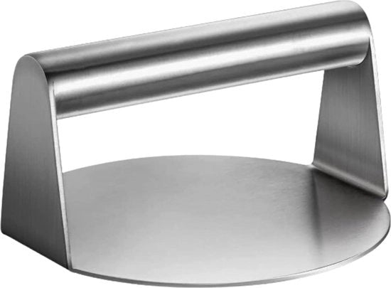 Smasher per Burger in Acciaio Inossidabile - Pressa per Burger Facile da Usare - 5,5 Pollici Burger Maker - Pressa per Burger per BBQ, Steak e Griglia.