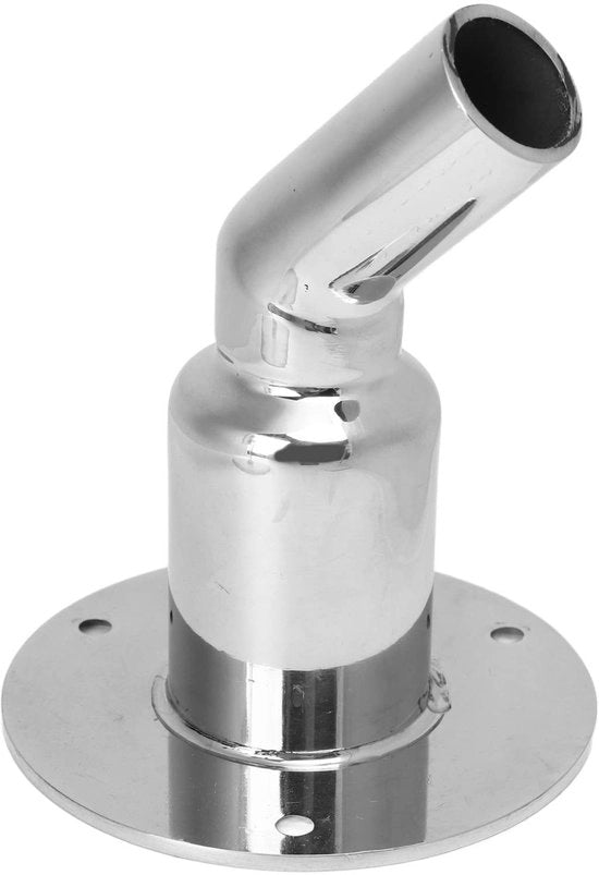 Uitlaathuid in acciaio inossidabile 316 - Fitting di scarico a tutta la tubazione - Tubo 24 mm - Adatto per caldaie a diesel - Incluso impianto di lubrificazione e viti - Liscio a specchio - Fitting di scarico a tutta la tubazione