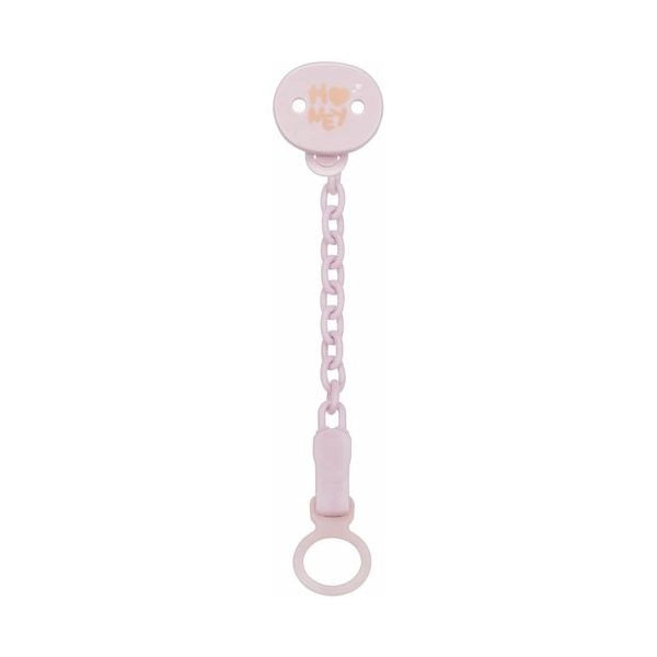 Porta succhietto chicco 00040841100000 clip con catenella rosa