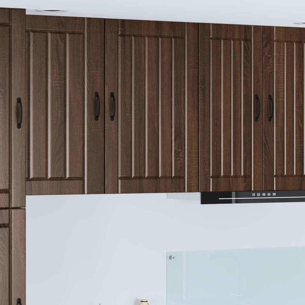 Pensile da cucina | Armadietto a muro LUCCA Rovere Marrone 50 x 31 x 80 cm
