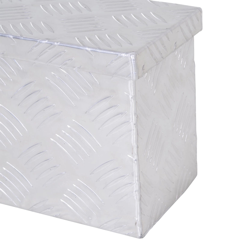 Cassetta Portautensili da 2 kg 50x15,5x20,5 cm con Chiusura a Chiave In Alluminio