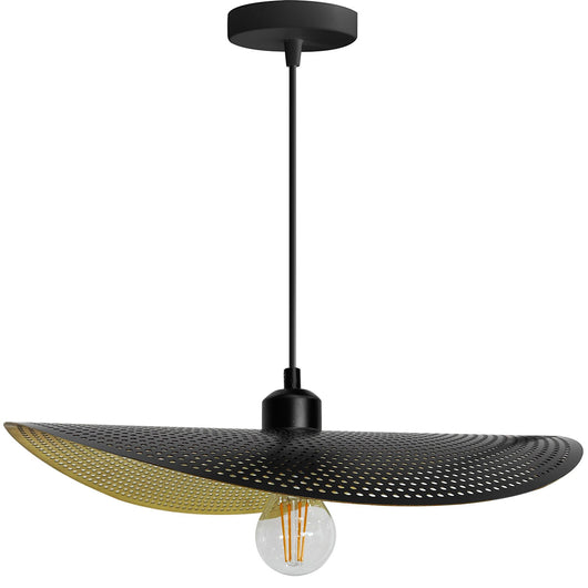Lampada Da Soffitto APP1470-1CP Black/old Gold