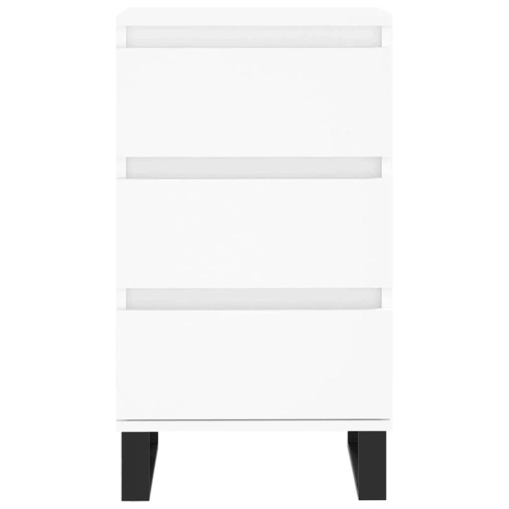 Buffet credenza cassettiera mobiletto mobile contenitore organizer per cucina soggiorno salotto 40 x 35 x 70 cm legno ingegnerizzato bianco 02_0030297