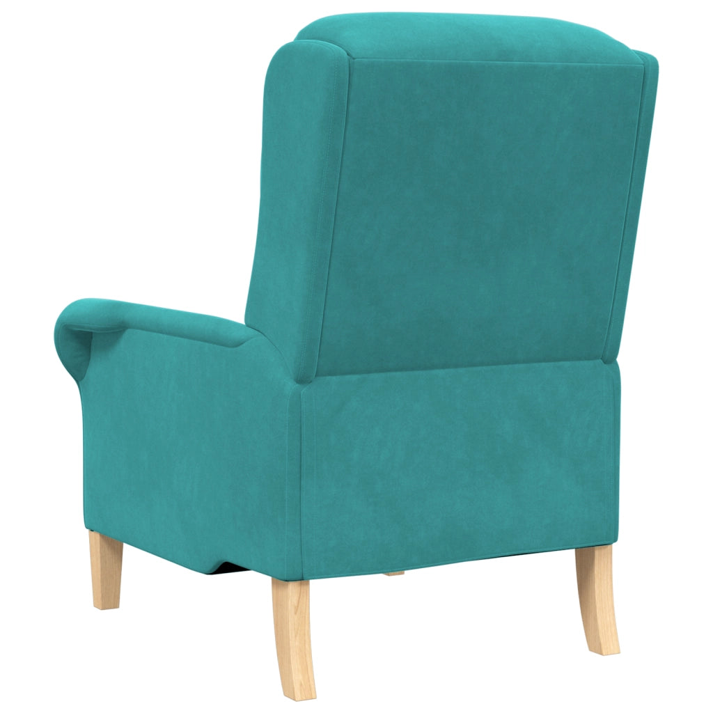 Poltrona Turchese Turchese Tessuto Standard Ergonomica