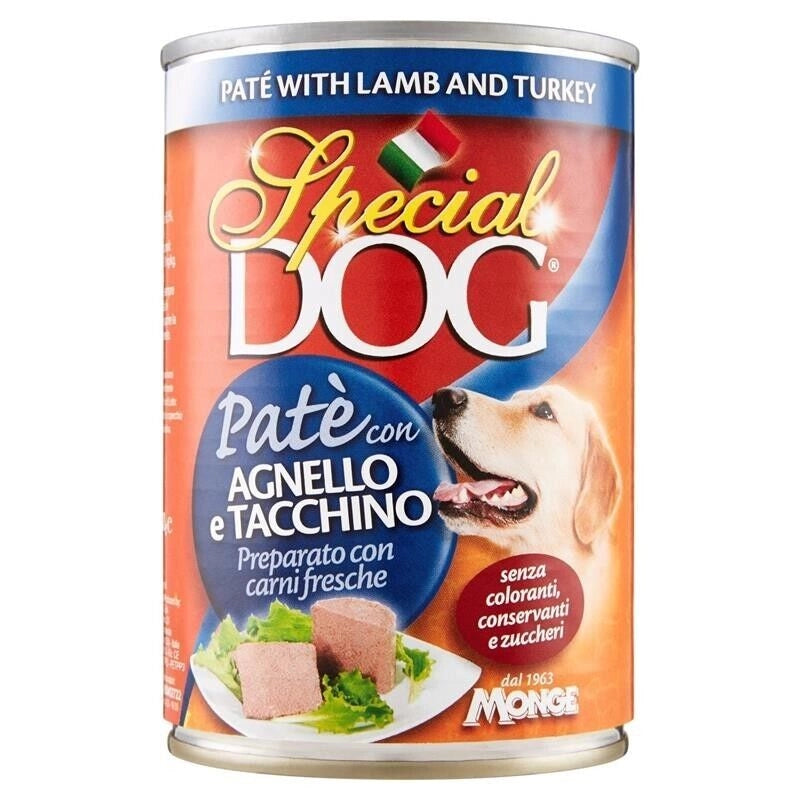 SPECIAL DOG PATÈ 400 GR AGNELLO E TACCHINO
