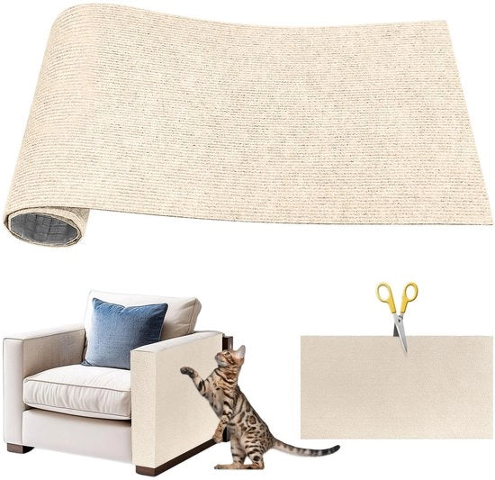 Matto per gatto da attaccare al muro, 30 x 100 cm, matto da attaccare al muro per gatto, matto per gatto da posizionare sul divano, matto per gatto da attaccare al muro da assemblare, protezione per mobili per gatto