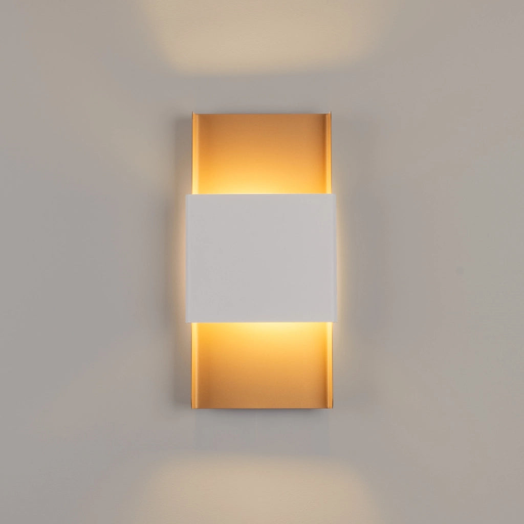 Lampada da parete DURLIN oro/bianco