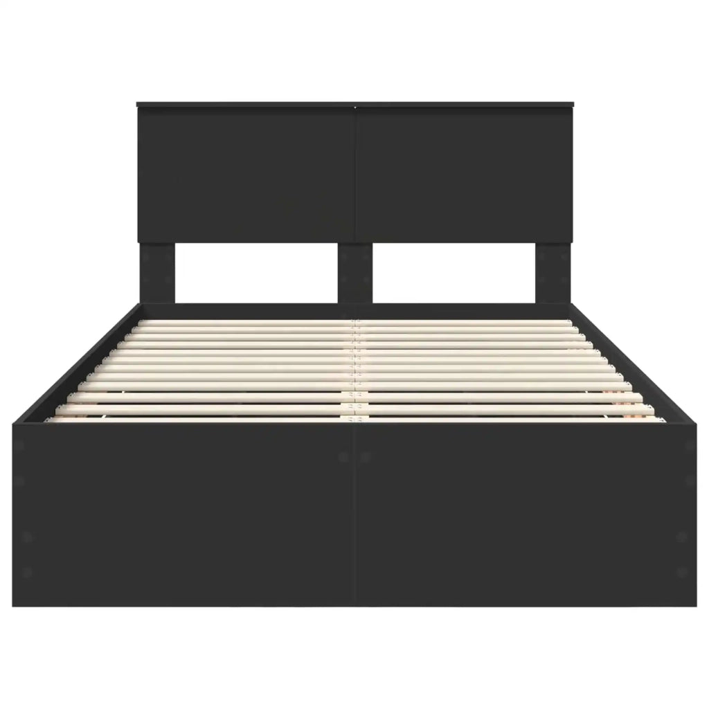 Struttura del letto Nero 120 x 190 cm Legno Ingegnerizzato 3410729