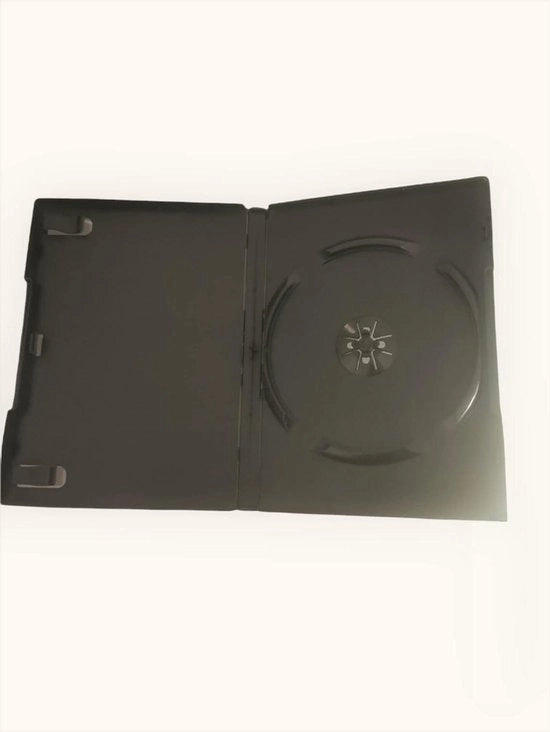 Hoezen per 1 DVD - sottili 7 mm - neri - 25 pezzi