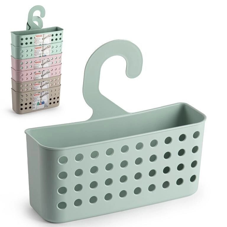 1 Pezzo Cestello Organizzazione Bagno con Gancio Vari Colori
