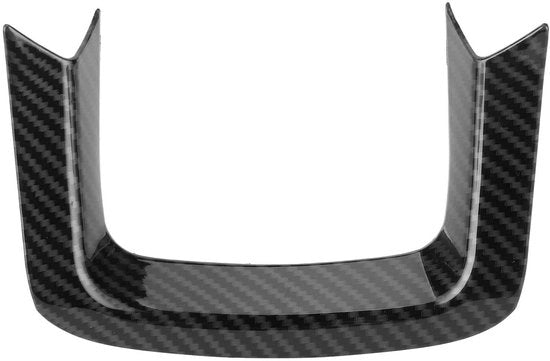 Sterzo U-vorm Trim - Stile in Fibra di Carbonio - Adatto per Sport/Evoque - ABS Premium - Installazione Facile - Stile Lussuoso - Regolazione Sterzo
