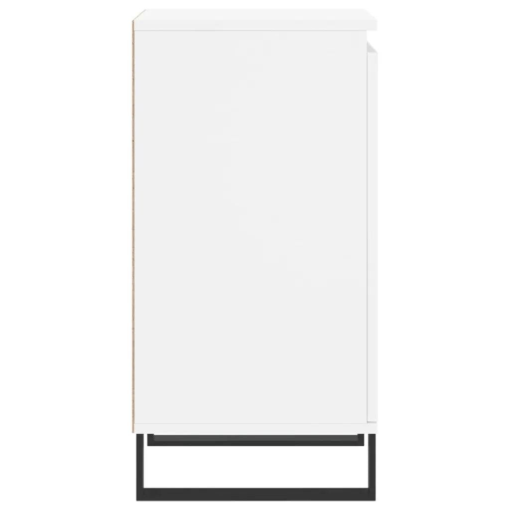 Credenze 2 pz Bianche 40x35x70 cm in Legno Multistrato 831069