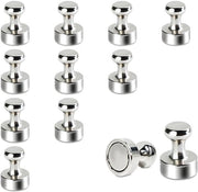12 magneti neodymium extra forti 12 * 16 mm minimagnet per ufficio, lavagna bianca, aula, cucina