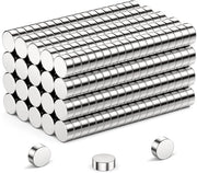 Mini Magnetron Forte, 100 UNITE 5x2mm Sferici Piccoli Magnetron in Acciaio Verniciato per Whiteboard Prikbord Magneetbord Frigorifero