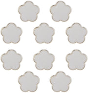 Accessori per cucire - 10 pezzi - Resina - Forma di fiore - Accessori per abbigliamento - Cucire - Maglia - 11 mm - Accessori per cucire