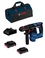 Martello Perforatore BOSCH GBH 18V-18 X (2 x 2,0 Ah + GAL18V-20 + Borsa)