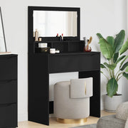 Tavoli da Trucco per Camera da Letto Nero 80 x 39,6 x 135 cm