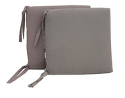 Set 2 Cuscini per Sedia da Giardino 40x40x5 cm in Dralon Allegro Taupe