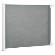 Cancelletto di sicurezza per scale in metallo e plastica, grigio