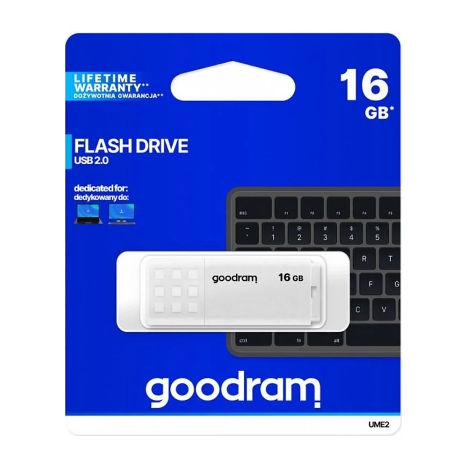 Chiavetta USB Goodram UME2 16 GB USB Tipo-A 2.0 Bianca