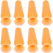 Strumento per l'applicazione di lenti sclerali - 8 pezzi - Applicatore senza ventilazione - Inseritore in silicone - Riciclabile - Contenitori individuali - Aiuto per l'applicazione delle lenti sclerali