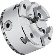 KP965 4-claw mandrino di tornio, diametro 3,75 pollici, accessorio per tornare metallo con 5 set di mandrini, strumento di precisione autoalimentante per macchine di lavorazione, affilatura e fresatura