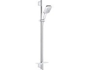 Doucheset a Cubo con Rubinetto SmartActive - 3 Jet - Maniglione 90 cm e Tubo, Cromo