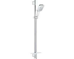 Doucheset a Cubo con Rubinetto SmartActive - 3 Jet - Maniglione 90 cm e Tubo, Cromo