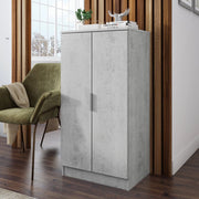Mobile Portascarpe Vidracco, Scarpiera 6 Ripiani, 55x40x108h cm Bianco