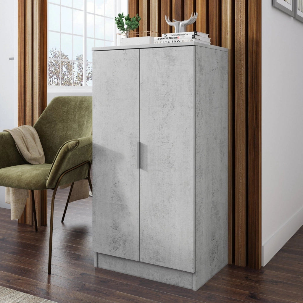 Mobile Portascarpe Vidracco, Scarpiera 6 Ripiani, 55x40x108h cm Bianco