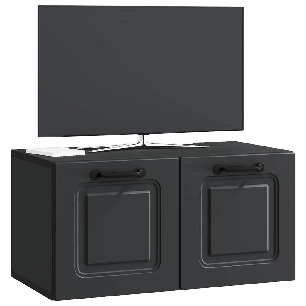 Mobile Porta TV da Muro Nero 59,5 x 31 x 30 cm 899386