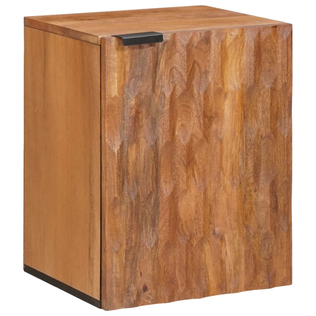 Mobile Appeso da Bagno con lo scaffale Marrone 38 x 33 x 48 cm