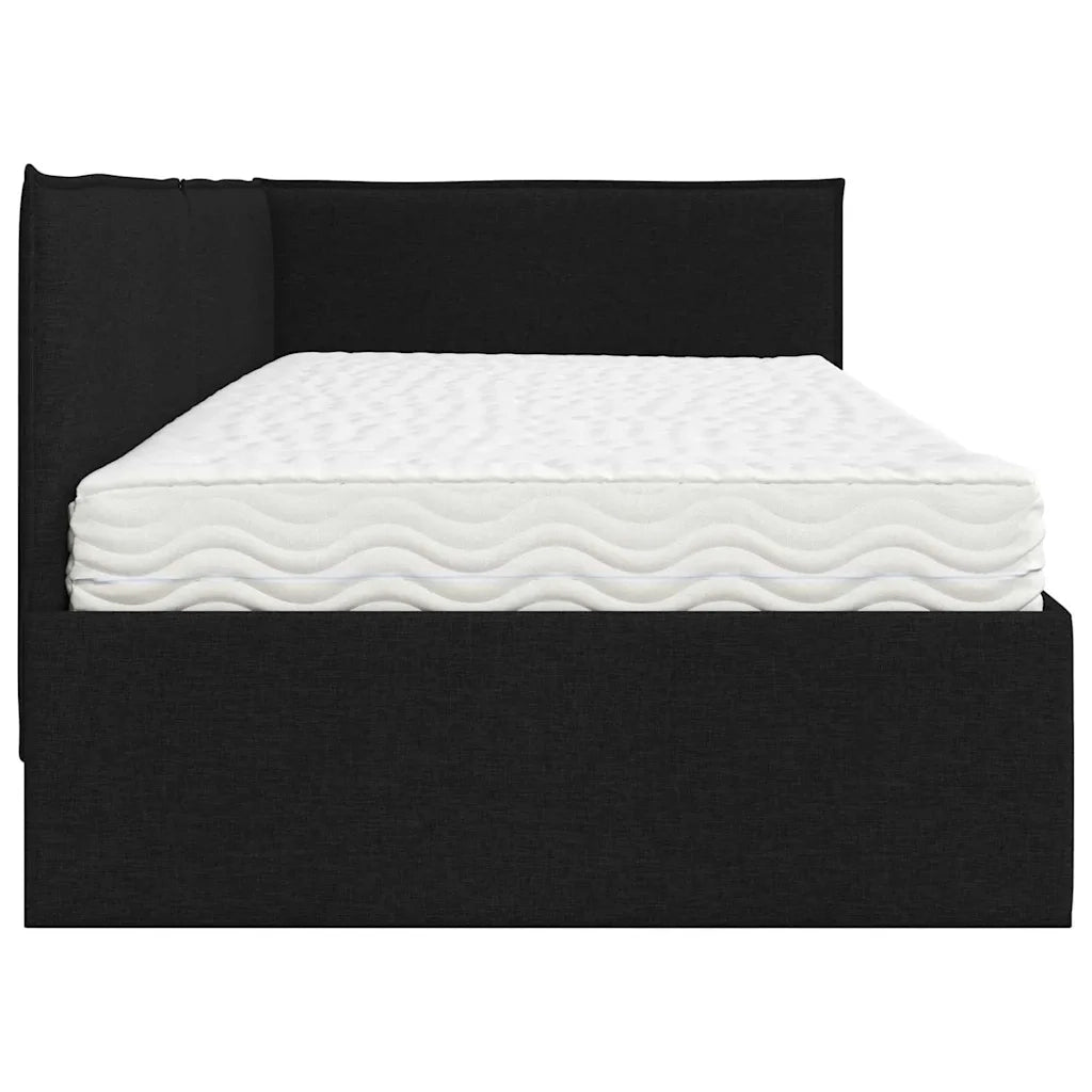 Struttura Letto Angolare con Materasso 2 pcs Verde Velluto 3394023