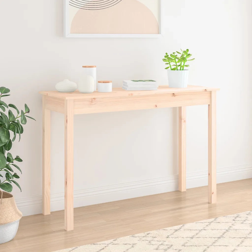 Tavolo Consolle | Tavolo d'Ingresso 110x40x75 cm in Legno Massello di Pino