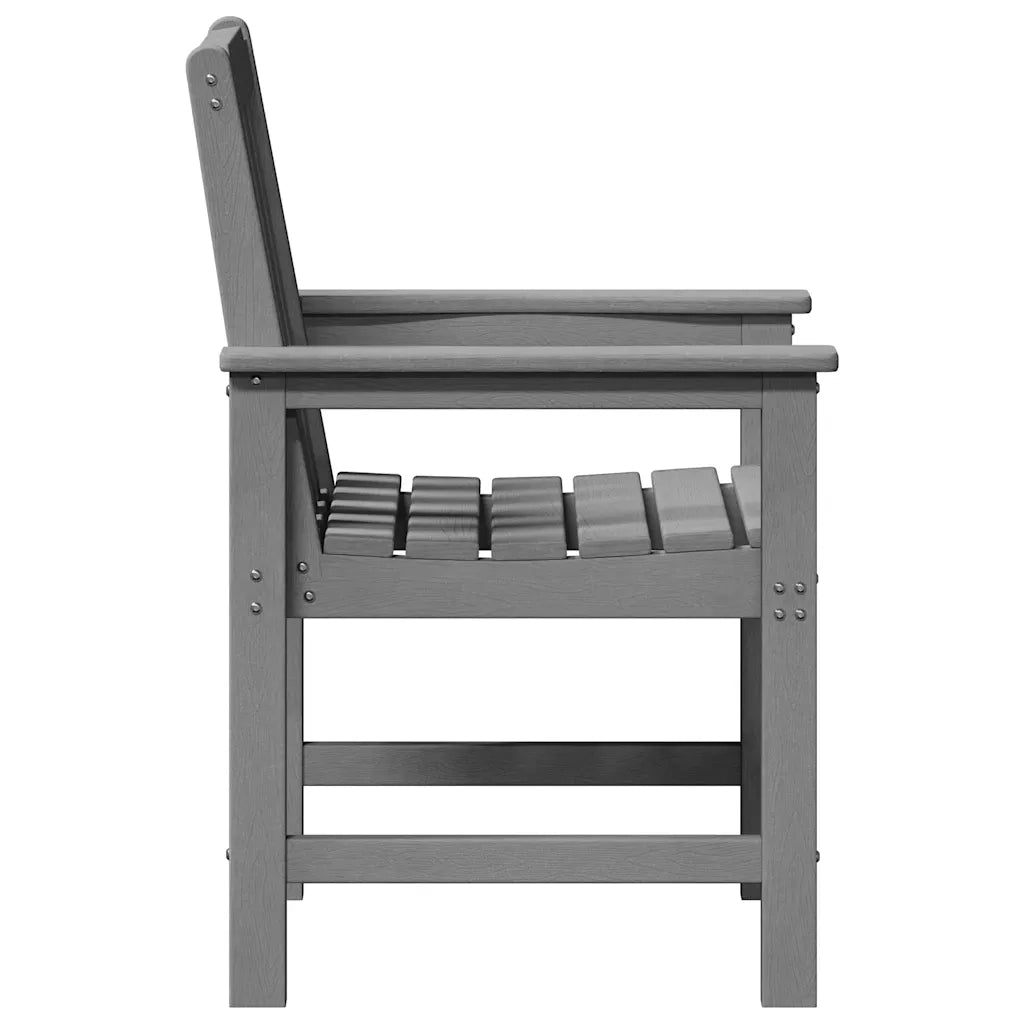vidaXL Sedia da pranzo da giardino con cuscino 2 pcs Grigio chiaro