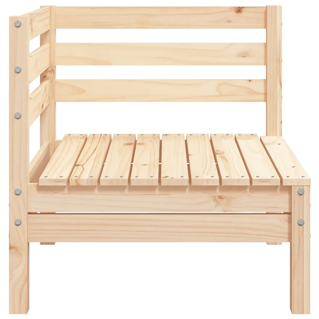 Divano Angolare da Giardino-Sofa da giardino in Legno Massello di Pino