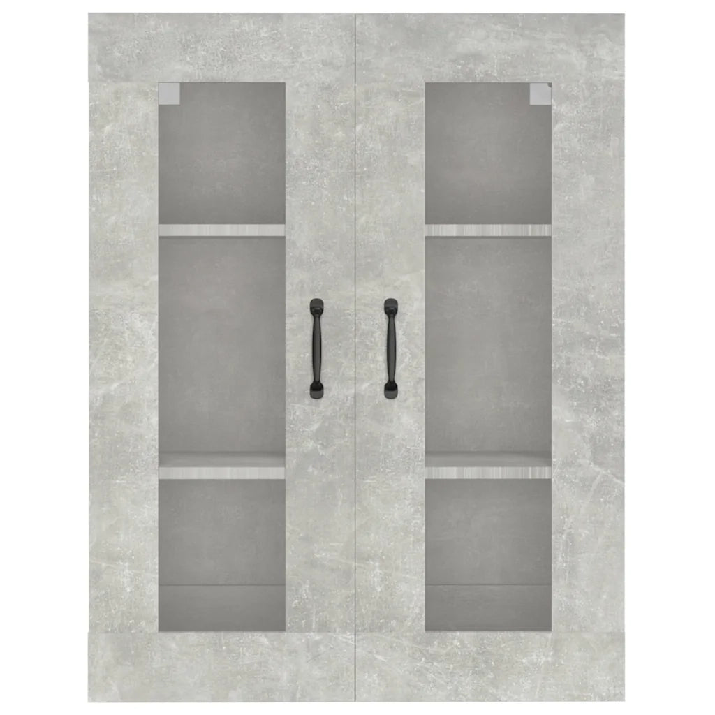 Armadietto Pensile a Parete Grigio Cemento 69,5x34x90 cm CFW5802847