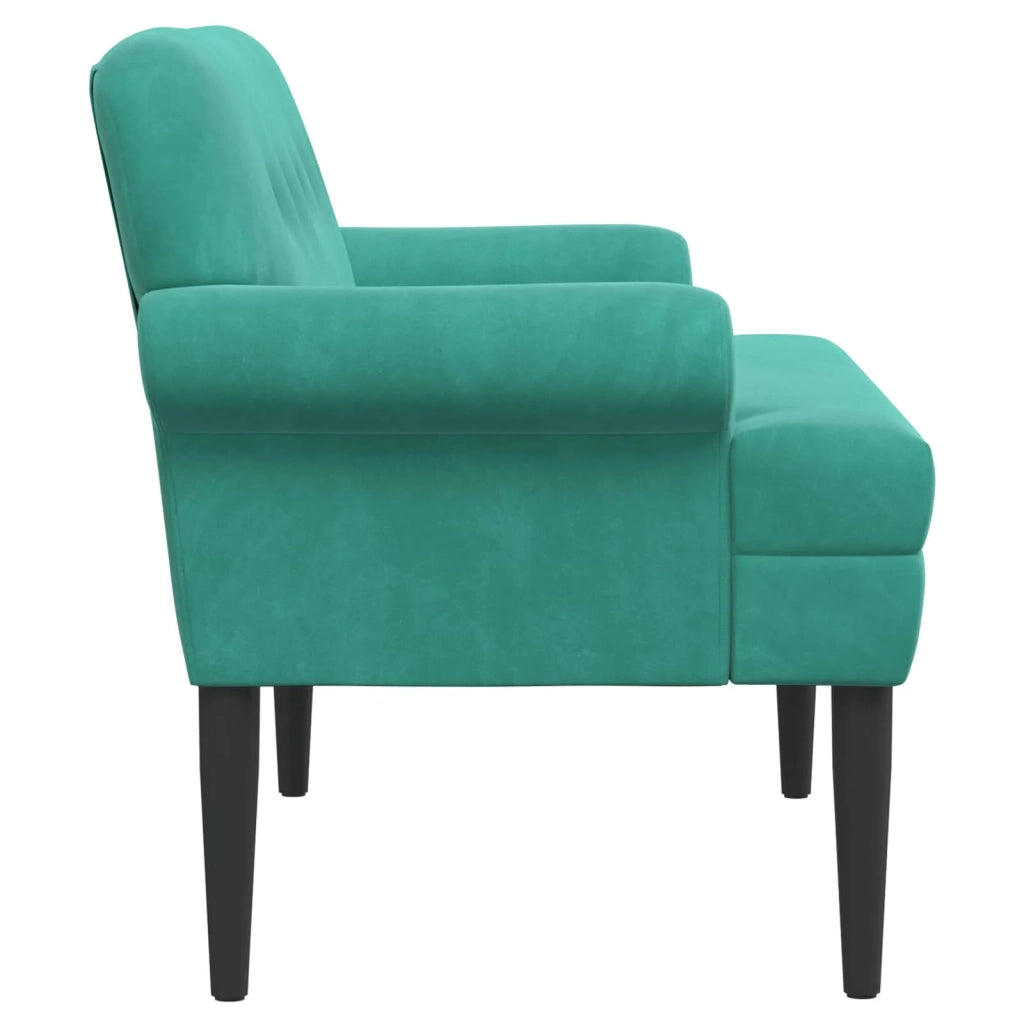 Loveseat con bottoni imbottiti Turchese 120 x 66 x 78 cm 42041838