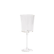 Discobolo Calice Vino Rosso in Vetro Borosilicato Soffiato a Mano 46,5 cl - Set 4 Pezzi Design Trasparente per Degustazione Vini Strutturati