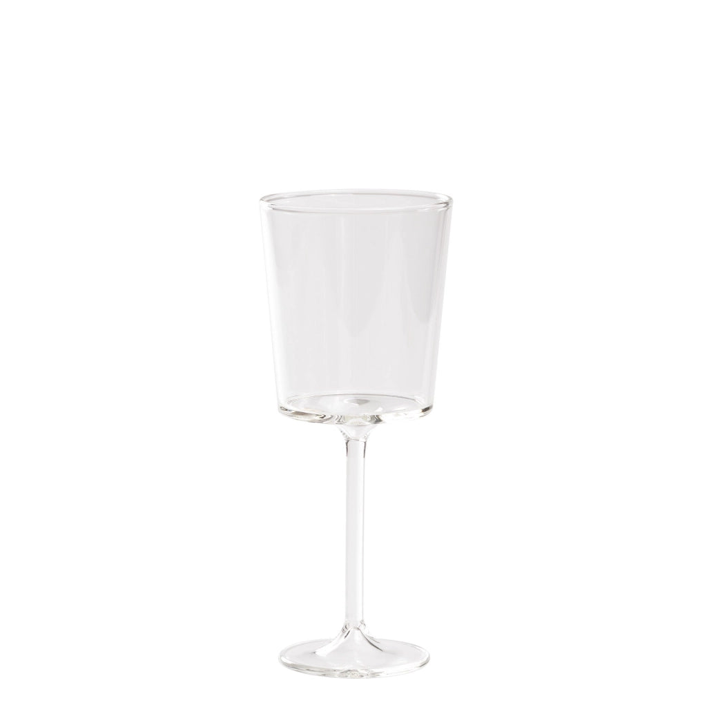 Discobolo Calice Vino Rosso in Vetro Borosilicato Soffiato a Mano 46,5 cl - Set 4 Pezzi Design Trasparente per Degustazione Vini Strutturati