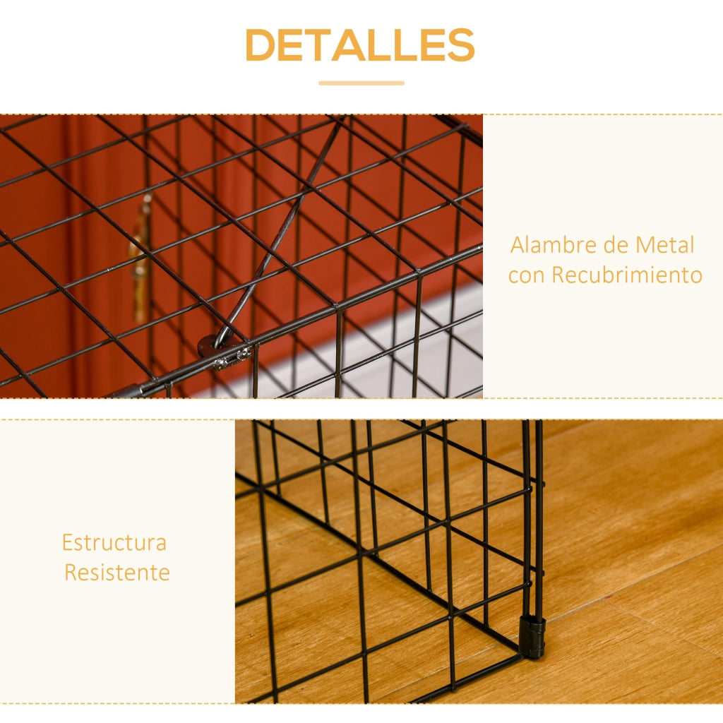 Parafuoco per Camino Regolabile 81,5-160x44x68 cm Nero ¨C Zephmum ¨C Nero Metallo