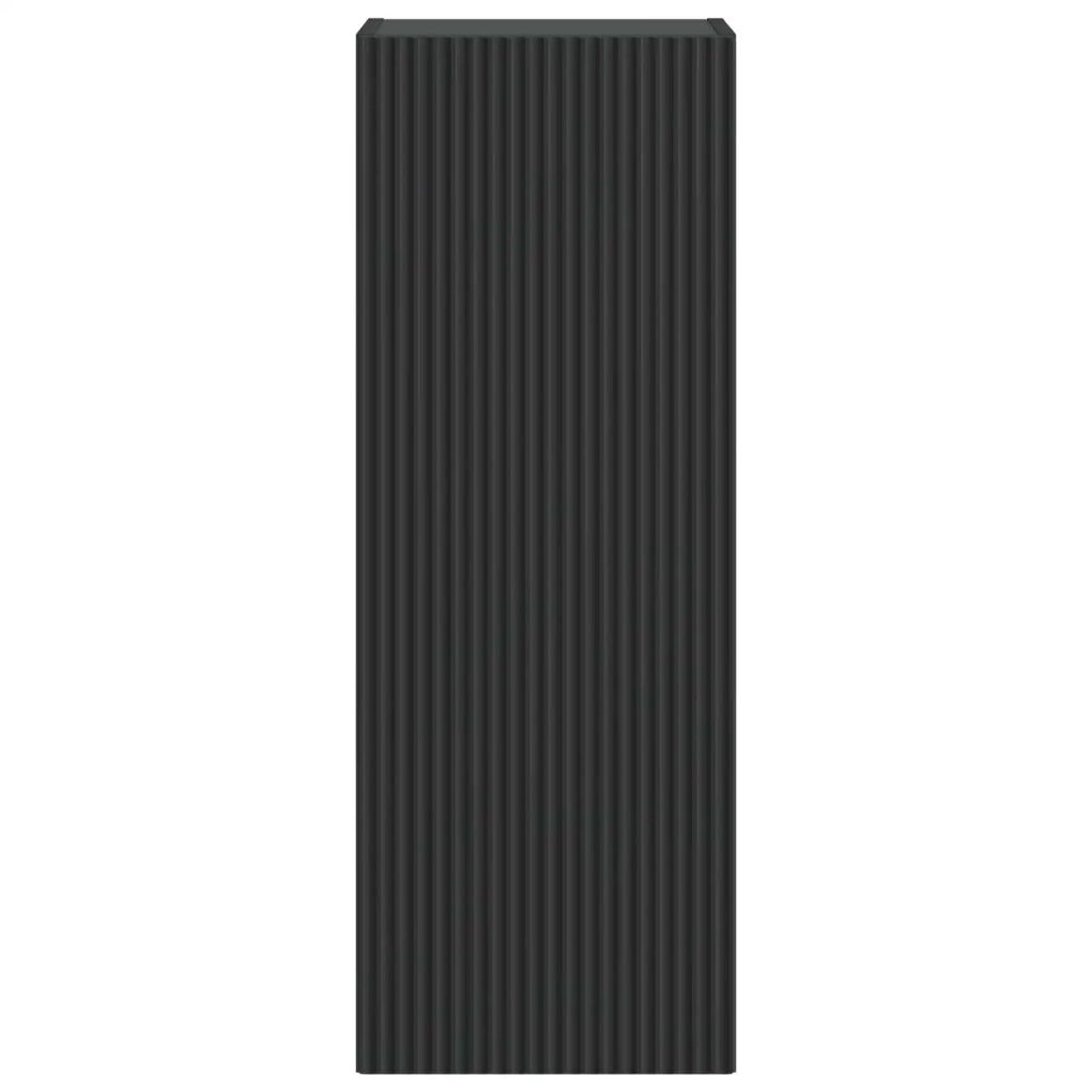 Mobiletto a muro Nero 33 x 34,5 x 90 cm Legno ingegnerizzato 898416